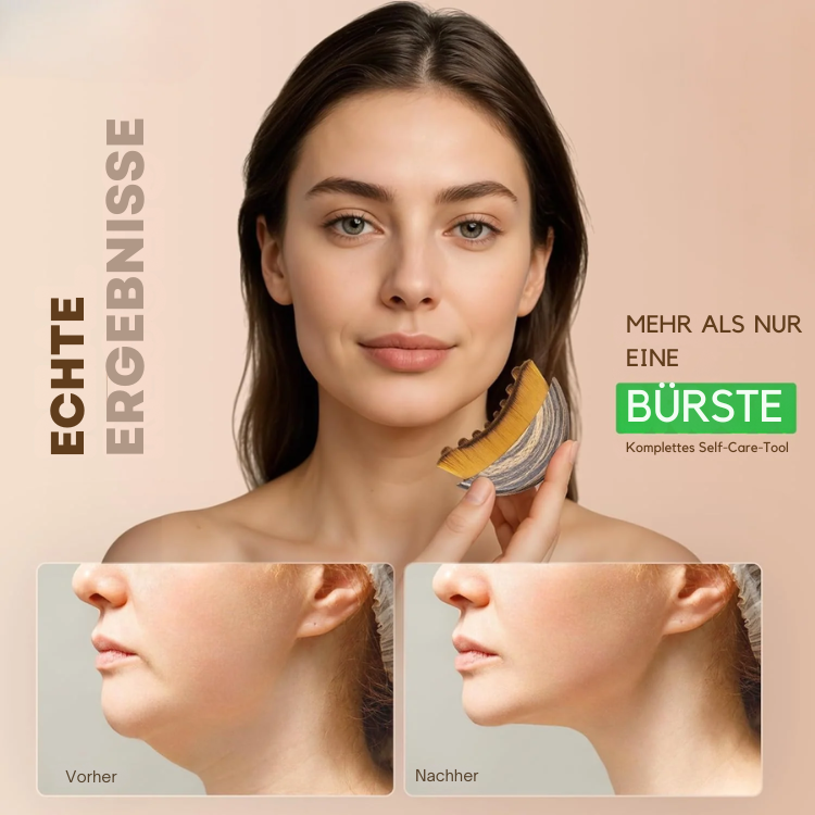 2x Lymphdrainage-Gesichtsbürste Zaki