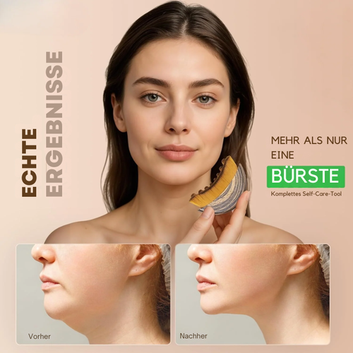 2x Lymphdrainage-Gesichtsbürste Zaki