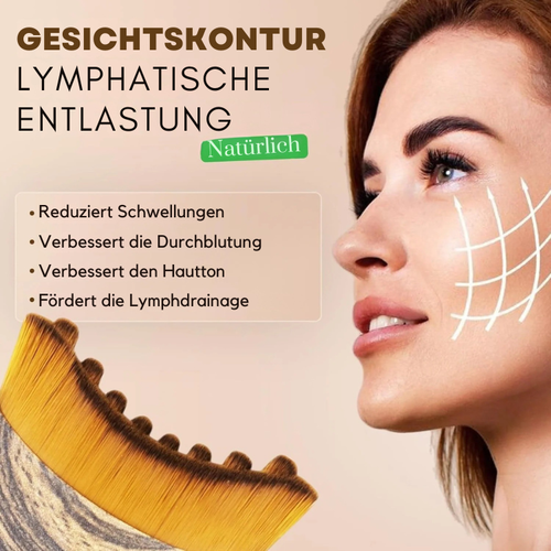 3x Lymphdrainage-Gesichtsbürste Zaki